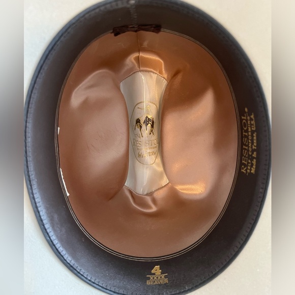 Men’s Resistol 4X Beaver Felt Cowboy Hat - Picture 3 of 6